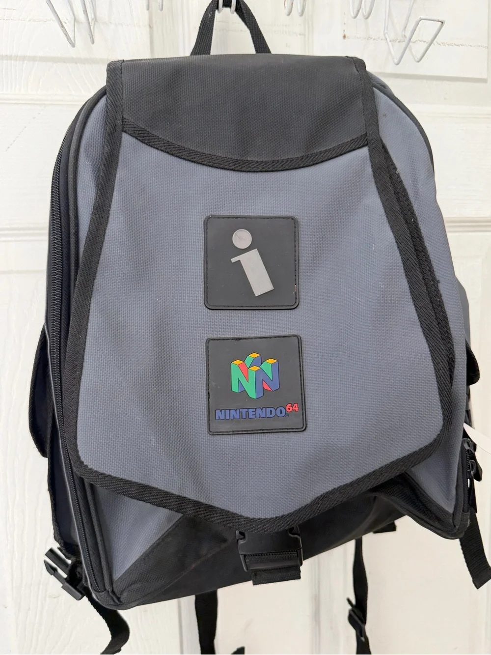 Vintage Interact Console Black & Grey Backpack Nintendo 64